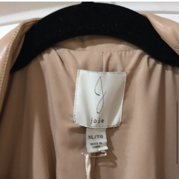 Joie faux leather blazer women’s size XL/TG - Picture 7 of 16